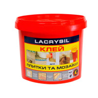 Lacrysil 3 кг клей для мозайки та плитки (білий)