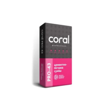 Coral Pro - 43 цементно-піщана суміш кладки 25 кг