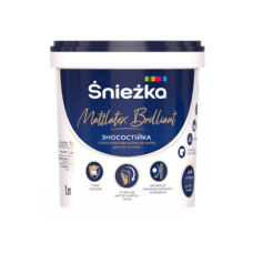 Sniezka Mattlatex Brilliant латексна фарба 1 л (1,37 кг)