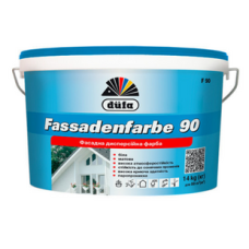 Фарба акрилова Dufa Fassadenfarbe F90 мат білий 14 кг